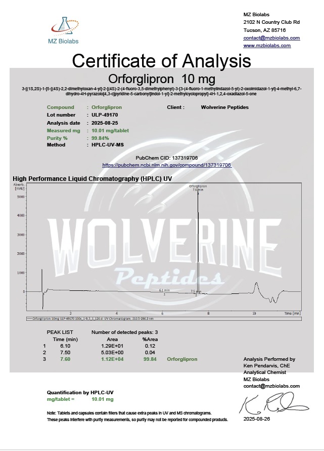 Orforglipron 10mg